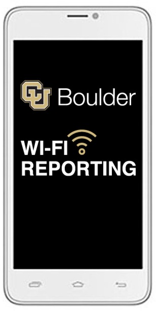 cell phone showing opening page of Wi-Fi application